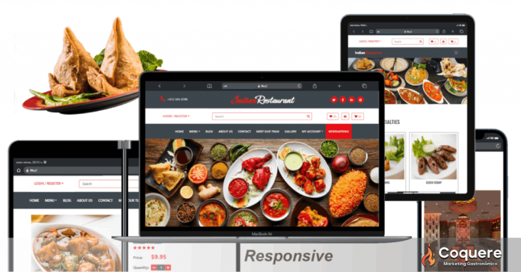 web para restaurante